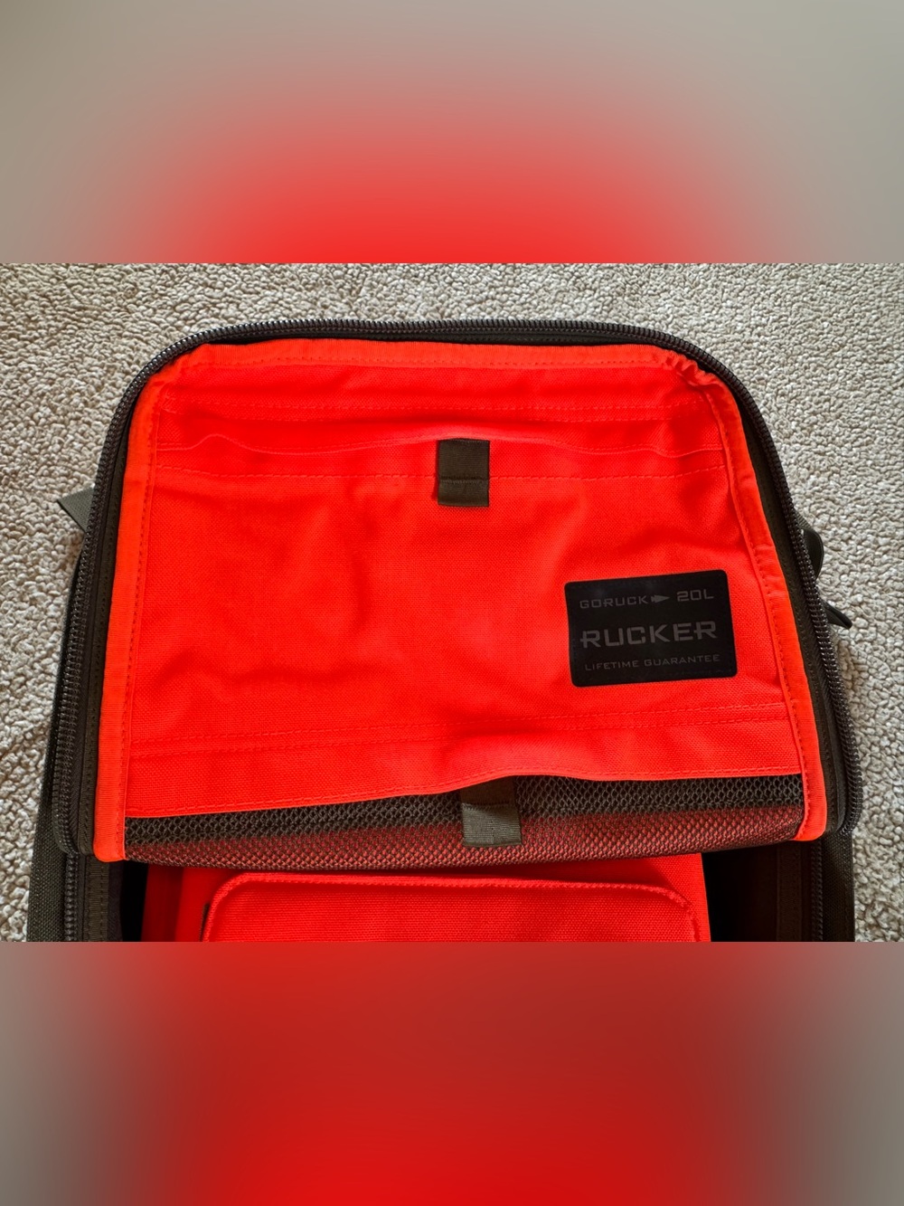 GORUCK Rucker 4.0 20L Ranger Green Backpack - Picture 5 of 7